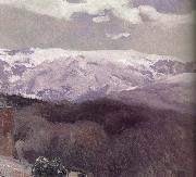 Joaquin Sorolla Sierra Nevada in winter oil painting on canvas